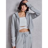 GG chain glitter print shortパーカー | GYDA | 詳細画像15 