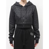 GG chain glitter print shortパーカー | GYDA | 詳細画像21 