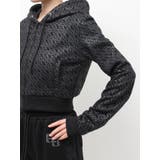 GG chain glitter print shortパーカー | GYDA | 詳細画像25 