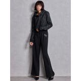 GG chain glitter print shortパーカー | GYDA | 詳細画像4 