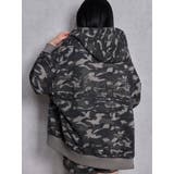 NEW BACK GYDAラインストーンラメパーカー | GYDA | 詳細画像2