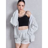 NEW BACK GYDAラインストーンラメパーカー | GYDA | 詳細画像20 