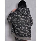 NEW BACK GYDAラインストーンラメパーカー | GYDA | 詳細画像4