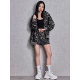 NEW BACK GYDAラインストーンラメパーカー | GYDA | 詳細画像5