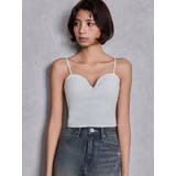 ショルダーストラップリブベアビスチェ | GYDA | 詳細画像13 