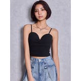 ショルダーストラップリブベアビスチェ | GYDA | 詳細画像23 