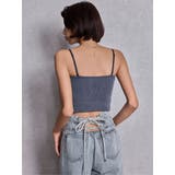 ショルダーストラップリブベアビスチェ | GYDA | 詳細画像3 