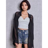 ショルダーストラップリブベアビスチェ | GYDA | 詳細画像32 