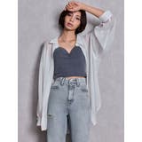 ショルダーストラップリブベアビスチェ | GYDA | 詳細画像6 