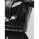 Symmetry GYDA EMBOSSパテントフェイクレザーショートジャケット | GYDA | 詳細画像22