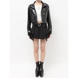 Symmetry GYDA EMBOSSパテントフェイクレザーショートジャケット | GYDA | 詳細画像24