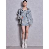 Symmetry GYDA bijou BIGデニムGジャン | GYDA | 詳細画像5 