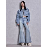 ring bijou studsデザインデニムショートGジャン | GYDA | 詳細画像10