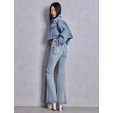 ring bijou studsデザインデニムショートGジャン | GYDA | 詳細画像11