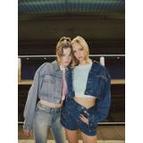 ring bijou studsデザインデニムショートGジャン | GYDA | 詳細画像14