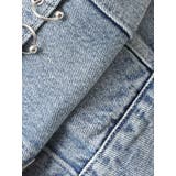 ring bijou studsデザインデニムショートGジャン | GYDA | 詳細画像25