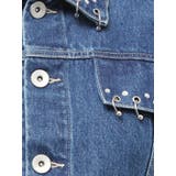 ring bijou studsデザインデニムショートGジャン | GYDA | 詳細画像27