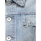 ring bijou studsデザインデニムショートGジャン | GYDA | 詳細画像28