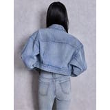 ring bijou studsデザインデニムショートGジャン | GYDA | 詳細画像9