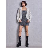 Symmetry GYDAフロントZIPスカートライクデニムタイトミニワンピース | GYDA | 詳細画像45 