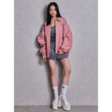 Symmetry GYDAフロントZIPスカートライクデニムタイトミニワンピース | GYDA | 詳細画像48 