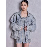 Symmetry GYDAフロントZIPスカートライクデニムタイトミニワンピース | GYDA | 詳細画像49 