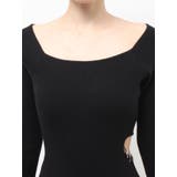 GYDA chain SIDE OPENロングフレアニットワンピース | GYDA | 詳細画像14 