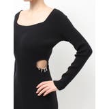 GYDA chain SIDE OPENロングフレアニットワンピース | GYDA | 詳細画像15 