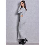 GYDA chain SIDE OPENロングフレアニットワンピース | GYDA | 詳細画像9 