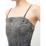 GG bijouデニムプリーツスカートライクミニワンピース | GYDA | 詳細画像19