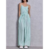 SPARKLEサテンプリーツロンパース | GYDA | 詳細画像1 