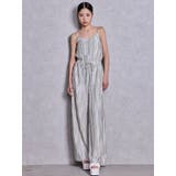 SPARKLEサテンプリーツロンパース | GYDA | 詳細画像2 