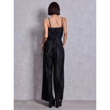 SPARKLEサテンプリーツロンパース | GYDA | 詳細画像5 