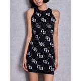 ブラック | GG glitter quiltingアメスリニットワンピース | GYDA