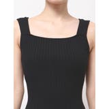 バックオープンジップスリットリブニットロングワンピース | GYDA | 詳細画像17