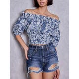 ミックス | 2WAYギャザーオフショルコルセットブラウス | GYDA