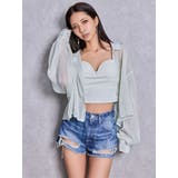 SHEERラメショートシャツ | GYDA | 詳細画像10