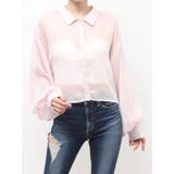 ピンク | SHEERラメショートシャツ | GYDA