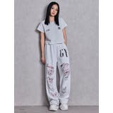 GYDA×DC ダメージSPARKLE LOGOスウェットパンツ | GYDA | 詳細画像6 