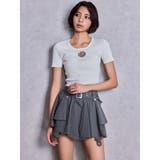 HEM Symmetryメッシュスカートライクショートパンツ | GYDA | 詳細画像3 