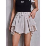 アイボリー | HEM Symmetryメッシュスカートライクショートパンツ | GYDA