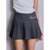 チャコールグレー | GEMYNTAR bijouスカートライクショートパンツ | GYDA