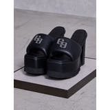 ブラック | GG PUFFYタンクソールサンダル | GYDA