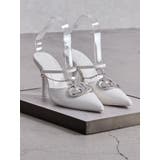 GDビジューMOLDチェーンストラップポインテッドミュール | GYDA | 詳細画像1 