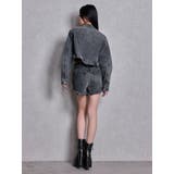 ハイウエストBACK RIPPEDデニムショートパンツ | GYDA | 詳細画像12 