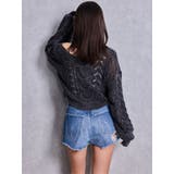 ハイウエストBACK RIPPEDデニムショートパンツ | GYDA | 詳細画像15 