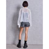 ハイウエストBACK RIPPEDデニムショートパンツ | GYDA | 詳細画像42 