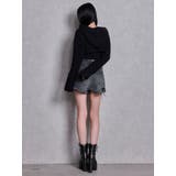 ハイウエストBACK RIPPEDデニムショートパンツ | GYDA | 詳細画像6 