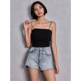 ハイウエストSymmetry GYDA 2WAYラインプリーツデニムパンツ | GYDA | 詳細画像34 