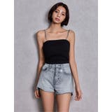 ハイウエストSymmetry GYDA 2WAYラインプリーツデニムパンツ | GYDA | 詳細画像35 